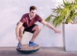 Balance board with water